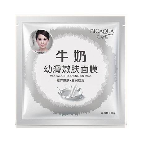 Тканевая маска для лица Bioaqua Milk Smooth Rejuvenation Mask
